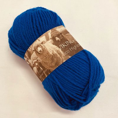 Eco Highland Wool, f 224 kungsblå.