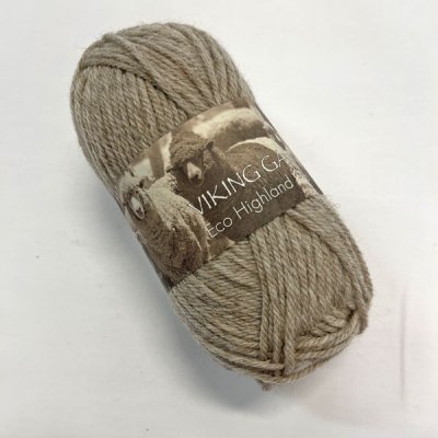 Highland Wool, f 207 ljusbrun melerad.