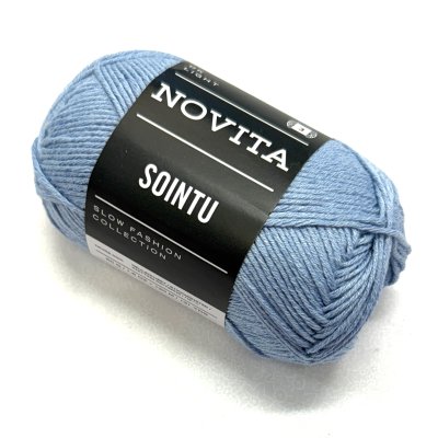 Novita, Sointu 48% viskos, 42%bomull, 9% ull, nystan á 50g