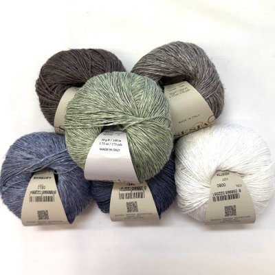 Sesia Quartzo, 58% lin/42% viscose, nystan á 50g = 160m.
