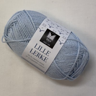 House of Yarn, Lille Lerke, 53% Merinoull47% Egyptisk bomull. 50g = 142m