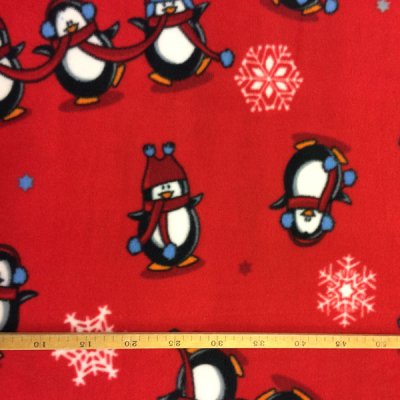 0274 pingviner, Fleece 100% polyester