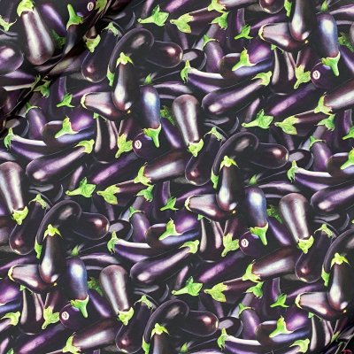 19108, Aubergine, tygbredd 110 cm, 100% bomull.