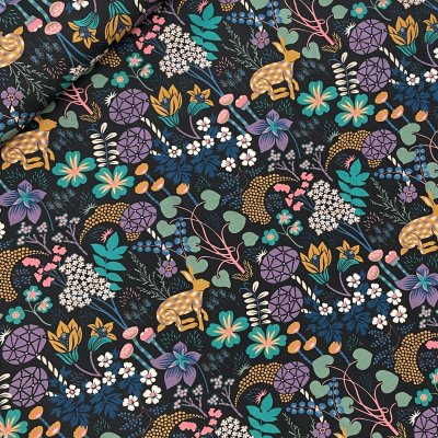 jersey-trikå-mönstrad