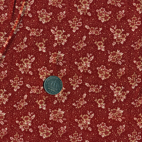 1620, små blombuketter, tygbredd 110 cm