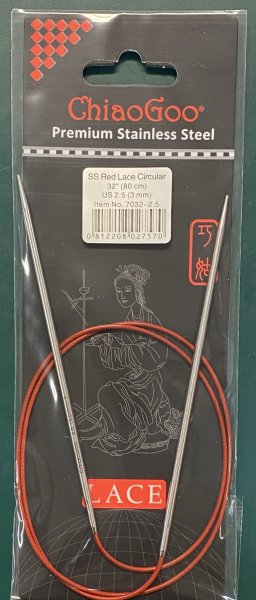 ChiaGoo red lace stickor