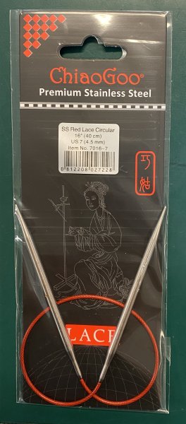 ChiaGoo red lace stickor