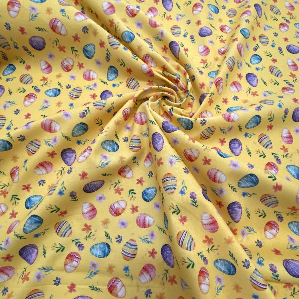  10198, Påskägg, tygbredd 140cm.