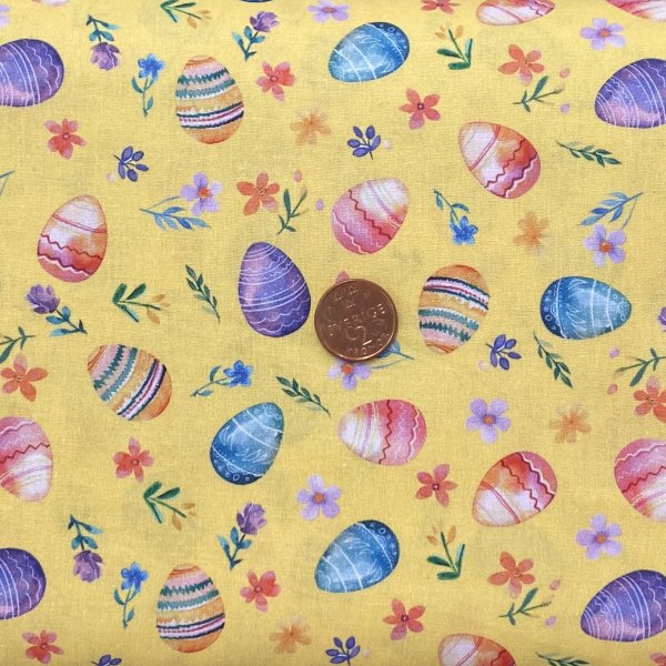  10198, Påskägg, tygbredd 140cm.