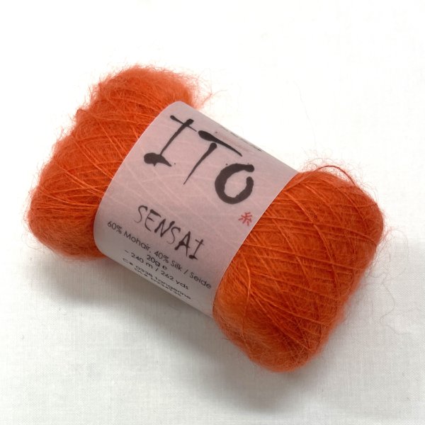 Sensai, Kid Mohair/silke, 338 orange.