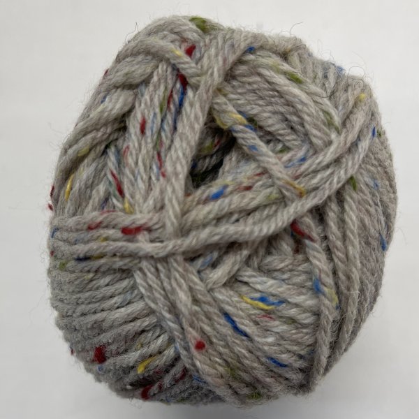 Eco Highland wool tweedlook f.275, ljusgrå.