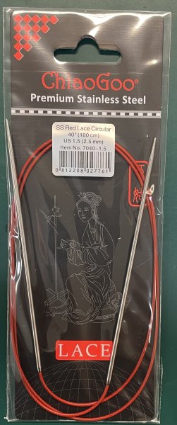 ChiaGoo red lace stickor