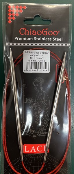 ChiaGoo red lace stickor