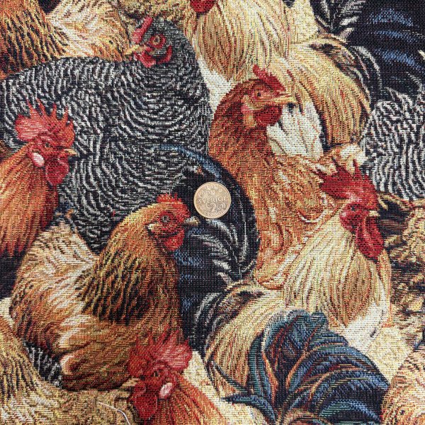 möbeltyg-inredningstyg-höns-tuppar